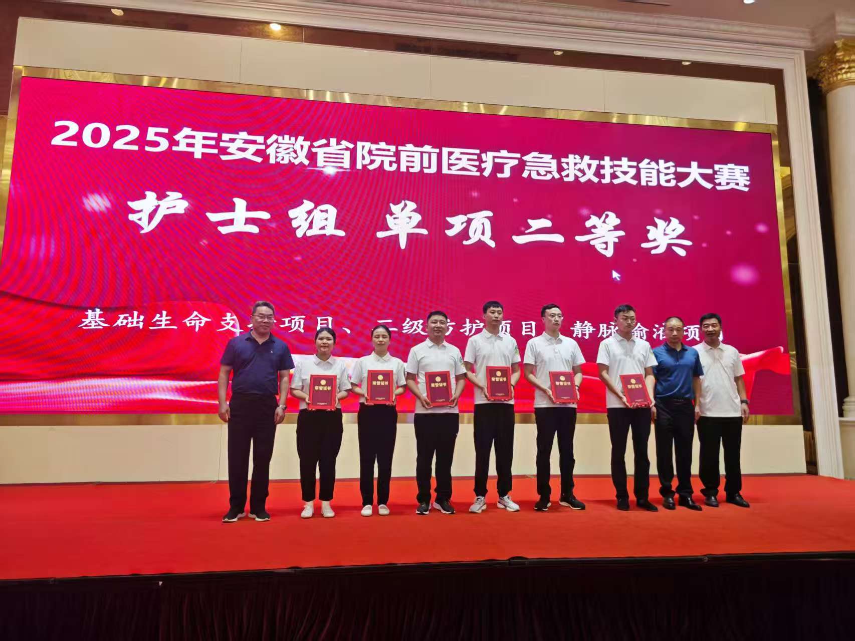 ​喜报！热烈祝贺我院吴晓军在2025年安徽省院前医疗急救技能大赛中斩获佳绩